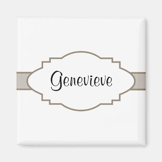 Aimant Customise-Le ! Plaque (Devant)