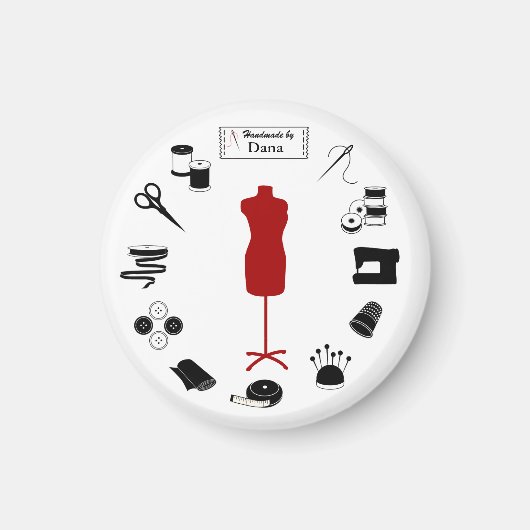 Aimant Customiser le Étiquette (Devant)