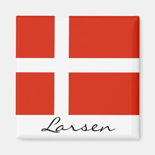 Aimant Customisez votre Dannebrog ! (Devant)