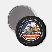 Aimant Customisez votre modèle American Eagle (Recto/Verso)