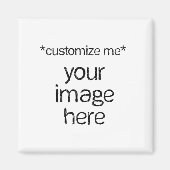 Aimant Customisez votre propre design (Devant)