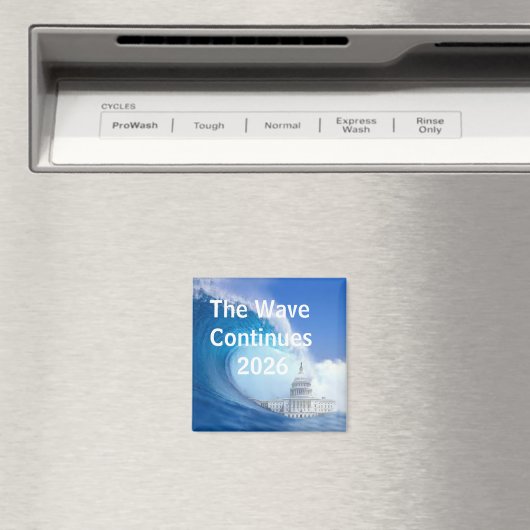 Aimant Customize Blue Wave Election 2026 (In Situ (Lave-vaisselle))