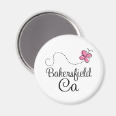 Aimant Cute Bakersfield CA California Butterfly Gift (Recto/Verso)