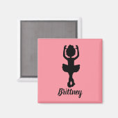Aimant Cute Ballerina (Recto/Verso)
