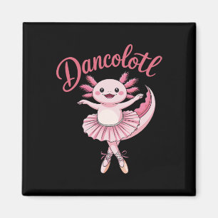 Aimant Cute Ballerina Ballet Axolotl Danser Danser Drôle 