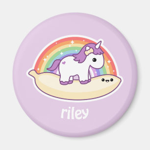 Aimant Cute Banana Unicorn