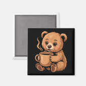 Aimant Cute Bear Design For Bear Lover And Bear  (Recto/Verso)