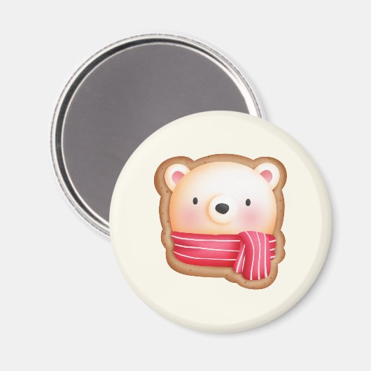 Aimant Cute Bear Face (Recto/Verso)