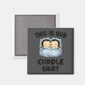 Aimant Cute Bee Lovers This Is Our Cuddle  (Recto/Verso)
