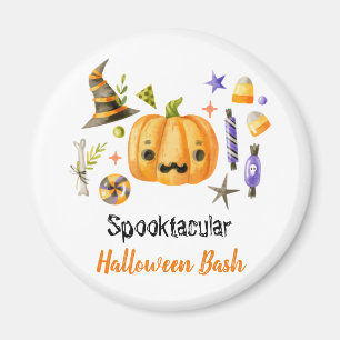 Aimant Cute Boo Citrouille Spooktacular Halloween Bash Pa