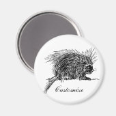 Aimant Cute Bristly Hedgehog Thunder_Cove (Recto/Verso)