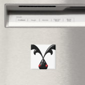 Aimant Cute Bunny Boxer Lapin (In Situ (Lave-vaisselle))