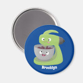 Aimant Cute cake mixer cuisine appareil dessin animé (Recto/Verso)