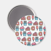 Aimant Cute Cakes and Desserts (Recto/Verso)