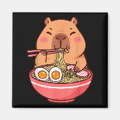 Aimant Cute Capybara Ramen Kawaii Kids Boys Girls Cool An (Devant)
