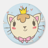 Aimant Cute chat (Devant)