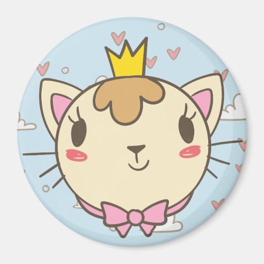 Aimant Cute chat (Devant)