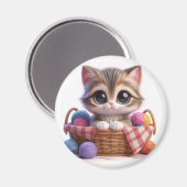 Aimant Cute chat (Recto/Verso)