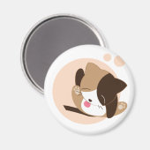 Aimant Cute chat (Recto/Verso)