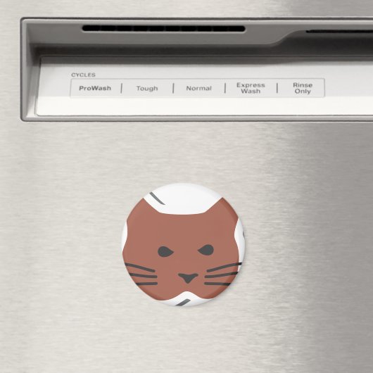 Aimant Cute Chat 2 (In Situ (Lave-vaisselle))