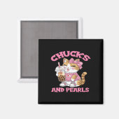Aimant Cute Chat Boire Bubble Thé Kitten Lover (Recto/Verso)