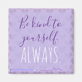 Aimant Cute Chic Pastel Lavender Motivation (Devant)