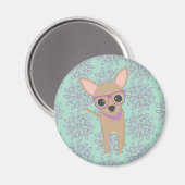 Aimant Cute Chihuahua (Recto/Verso)