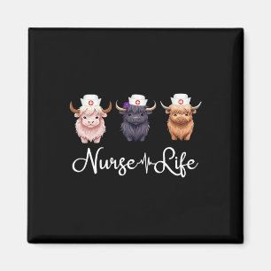 Aimant Cute Cow Nurse Life Farm Amoureux des animaux Infi