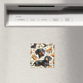 Aimant Cute Dachshund Motif (In Situ (Lave-vaisselle))