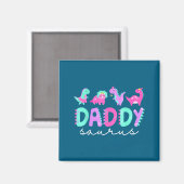 Aimant Cute Daddy Saurus Dad Dinosaur Birthday Boy Girl F (Recto/Verso)