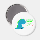 Aimant Cute Dinosaur RAWR (Recto/Verso)