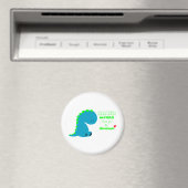 Aimant Cute Dinosaur RAWR (In Situ (Lave-vaisselle))