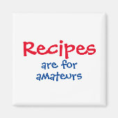 Aimant Cute Drôle à la maison Cuisine du Chef (Devant)