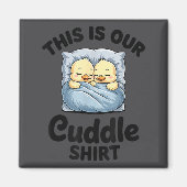 Aimant Cute Duck Couple This Is Our Cuddle  (Devant)