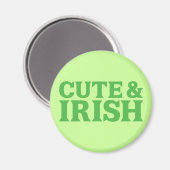 Aimant Cute et irlandais (Recto/Verso)