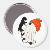 Aimant Cute Fantôme Dachshund Lover (Recto/Verso)