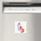 Aimant Cute Fox (In Situ (Lave-vaisselle))