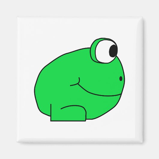 Aimant Cute Frog. (Devant)