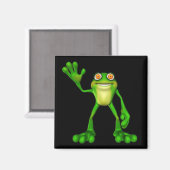 Aimant Cute Froggy verte (Recto/Verso)