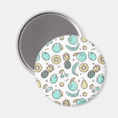 Aimant Cute Fruit Motif Summery Thème (Recto/Verso)