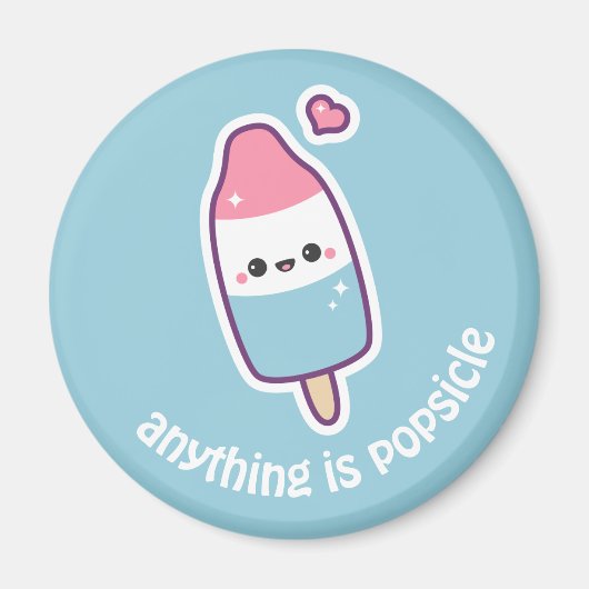 Aimant Cute Funny Popsicle (Devant)