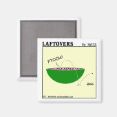 Aimant Cute Funny Watermelon Dessin (Recto/Verso)