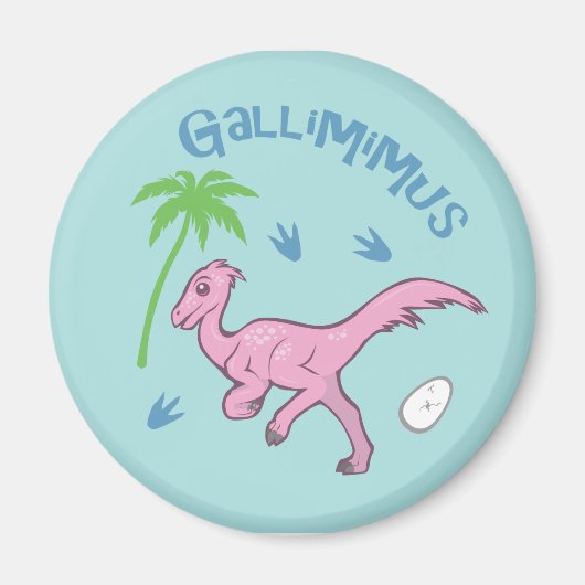 Aimant Cute Gallimimus (Devant)