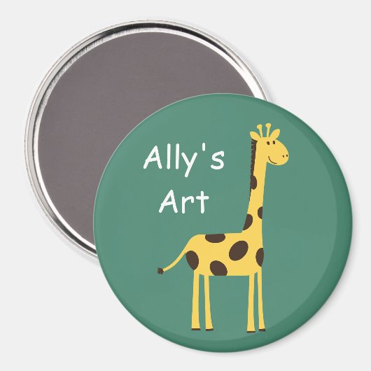 Aimant Cute Giraffe (Recto/Verso)