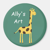 Aimant Cute Giraffe (Devant)