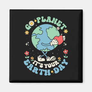 Aimant Cute Go Planet Son Jour des terres 2025 Enseignant