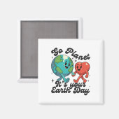 Aimant Cute Go Planet Son Jour des terres 2025 Enseignant (Recto/Verso)