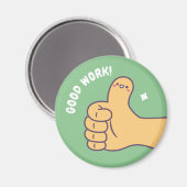 Aimant Cute Good Work Thumbs (Recto/Verso)