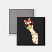 Aimant Cute Goose Xoxo Be Mine Happy Valentine's Day Wome (Recto/Verso)