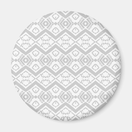 Aimant Cute gris zigzag motif mug (Devant)